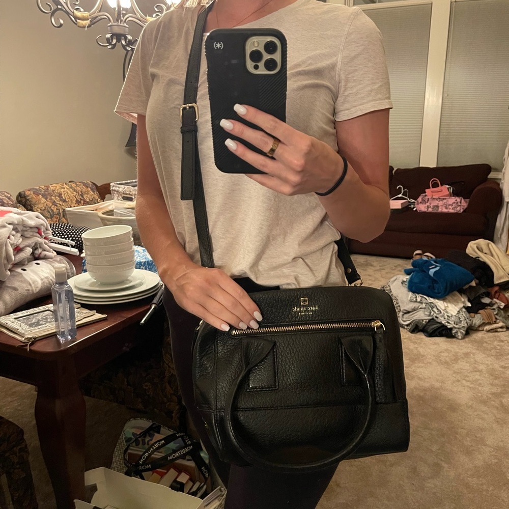 Kate Spade Black Leather Handbag